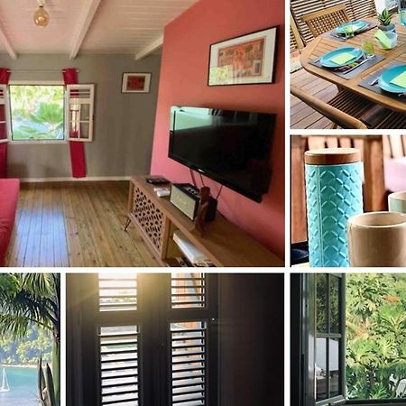 Habitation Baliache - Maison Creole Avec Jardin Privatif, Plage A 200M Deshaies Luaran gambar