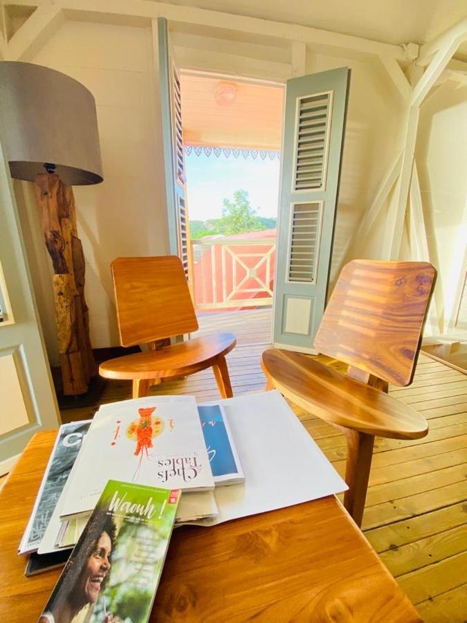 Habitation Baliache - Maison Creole Avec Jardin Privatif, Plage A 200M Deshaies Luaran gambar