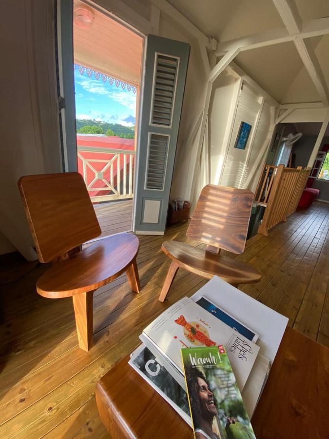 Habitation Baliache - Maison Creole Avec Jardin Privatif, Plage A 200M Deshaies Luaran gambar